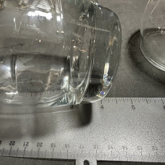 Chivas Whiskey Rocks Glasses Etched Gold Logo Swirl Shape Weighted Bottom 8oz - Picture 7 of 9